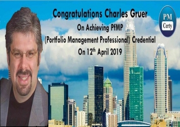 Congratulations Charles on Achieving PfMP..!